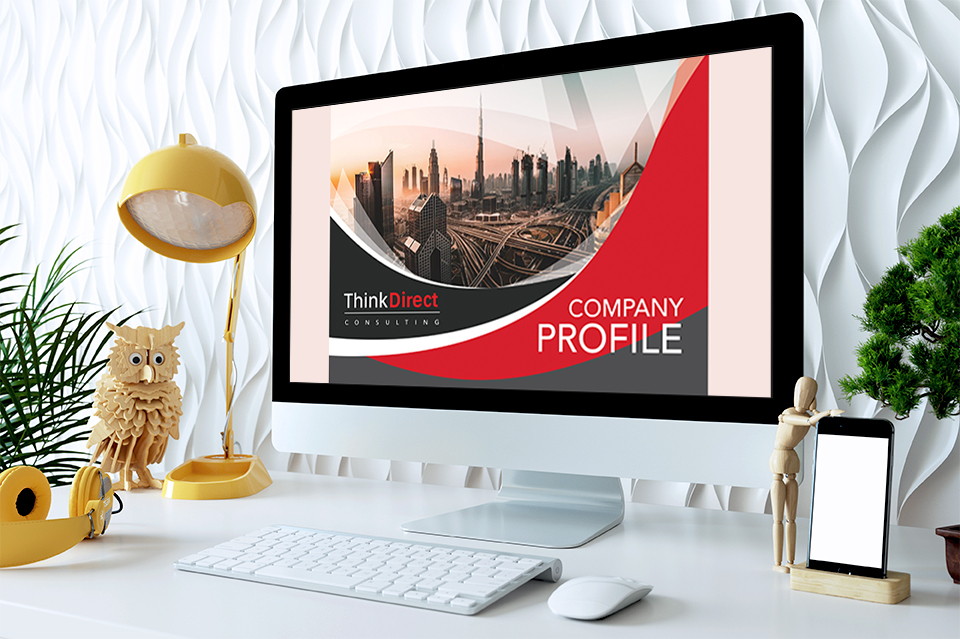 Создание мультимедийной презентации в Powerpoint. Профиль компании «Think Direct».