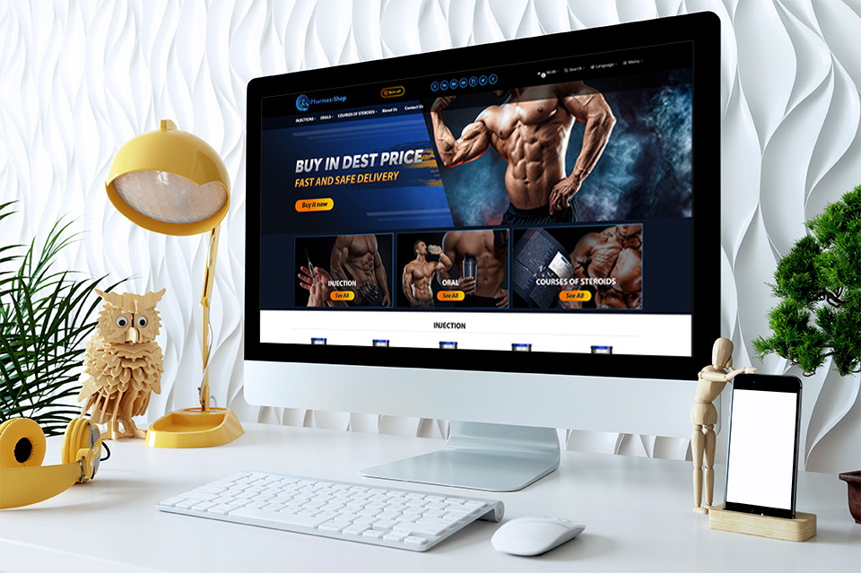 Интернет магазин на Opencart готовый. Pharmax-shop. Вы можете аналогичный дизайн интернет магазина заказать у меня.