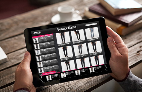 Сделал ui дизайн интерфейса для каталога одежды.